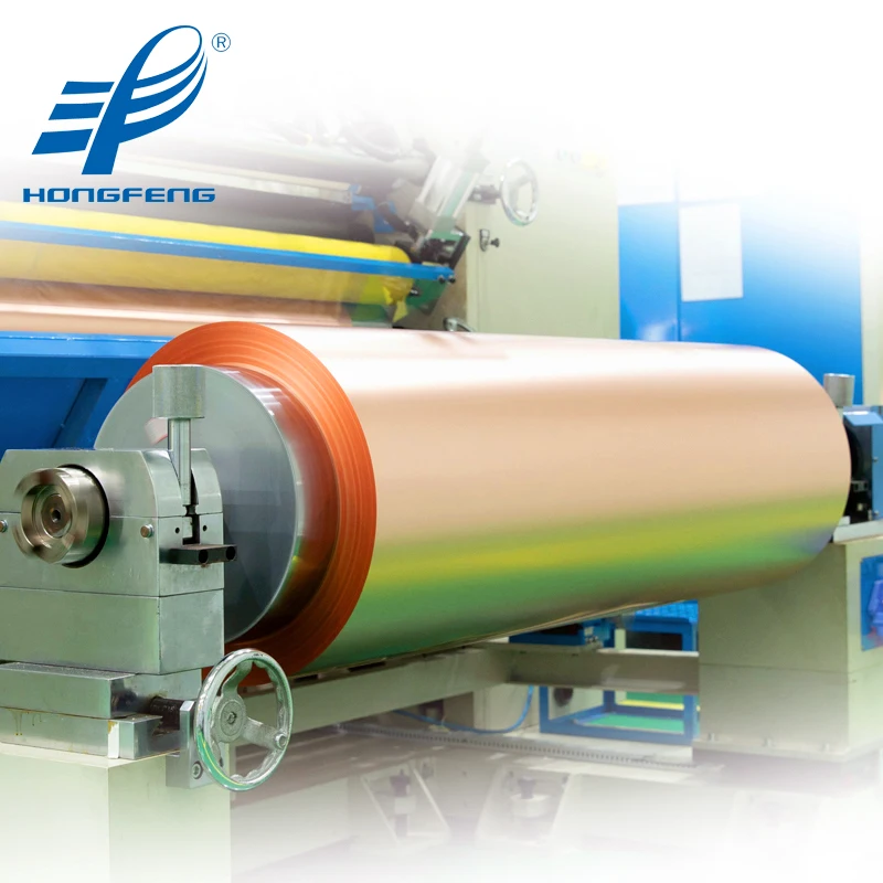 Hongfeng 99.8% Pure Electrolytic Copper Foil Roll for Lithium Battery Single-double Glossy Finish Customizable