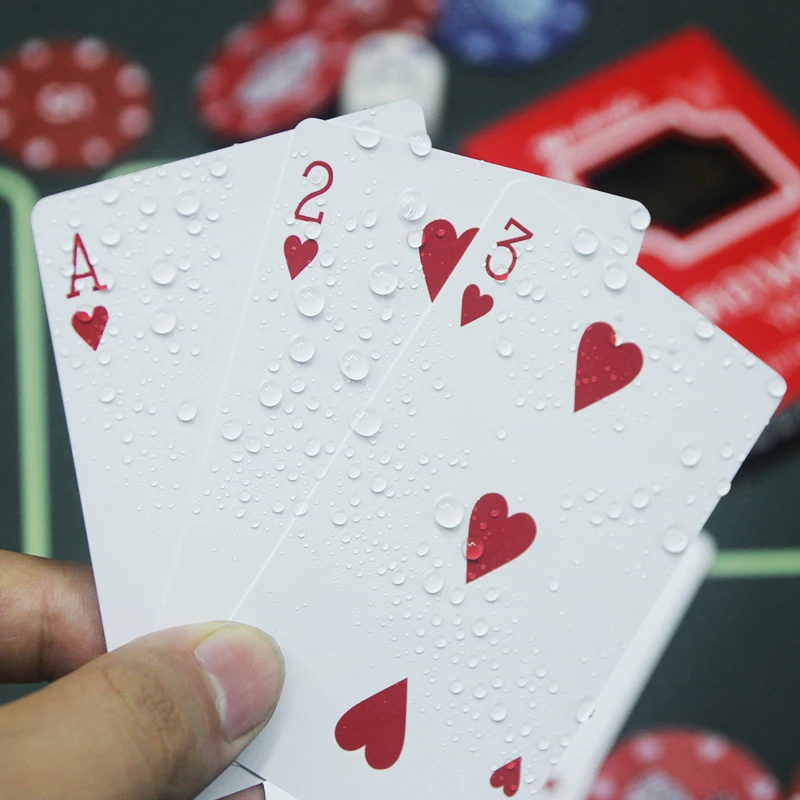 YAZ Thailand Su Geçirmez Plastik Poker Kartları - Dayanıklı ve Toptan