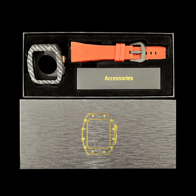 Chili 2023 New Richard 44mm 45mm Zinc Alloy Watch Case Luxury Silicone