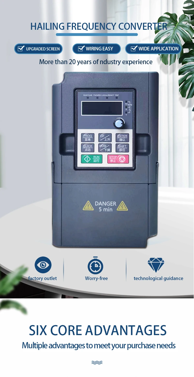 380v 0.75kw Motor Frequency Converter For Industrial Applications - Buy