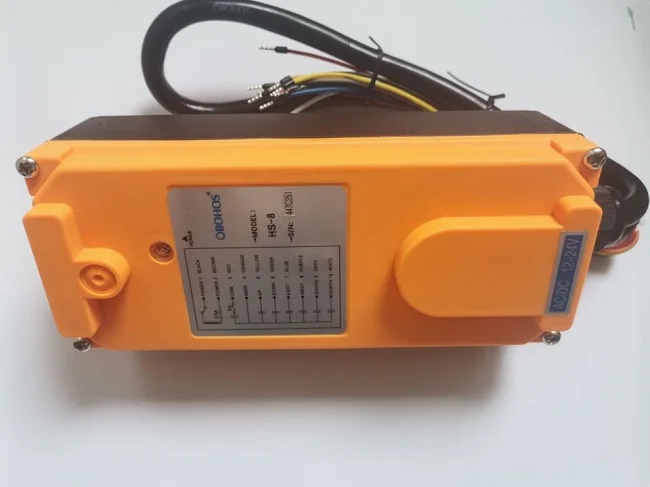 HS8 Industrial 6 Button Overhead Crane Radio Transmitter Remote Control