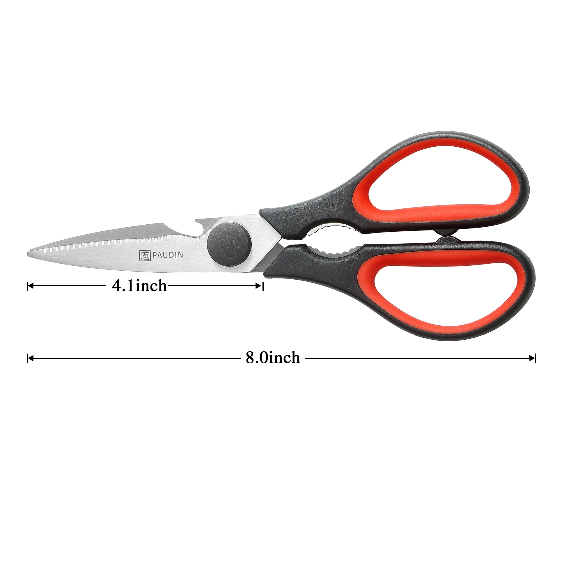 J2 All Purpose Scissor 8 Inch Soft Grip Multifunctional Utility General ...