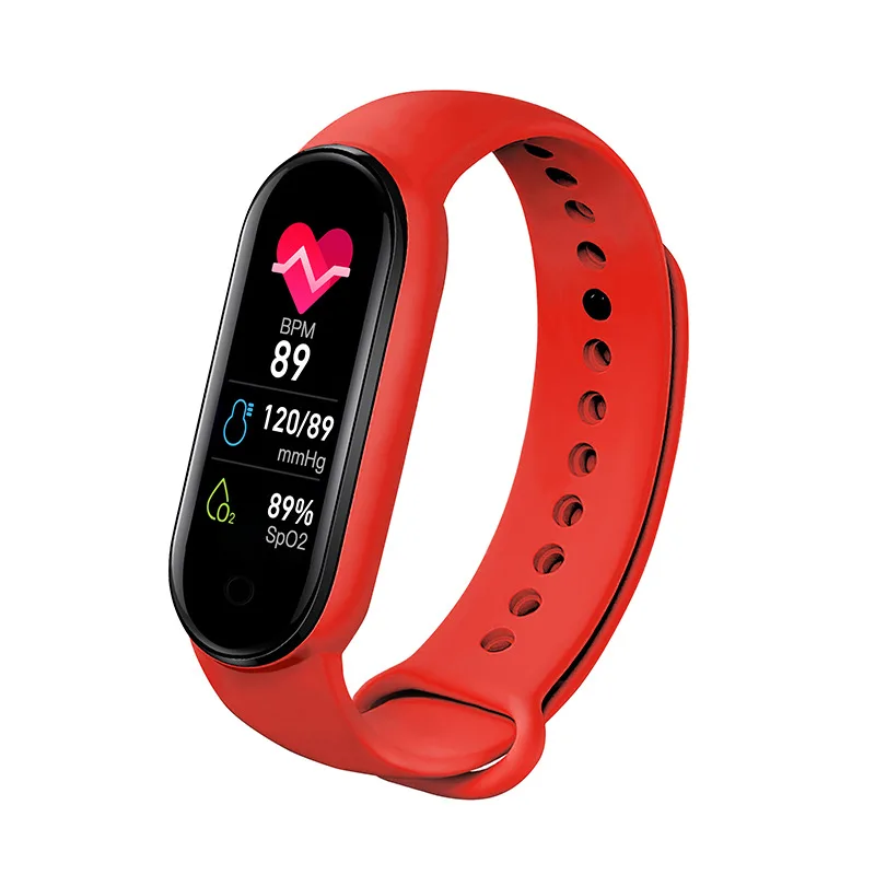 2021 Android Io Smart Bands Watch Weather Message Fitness Band M6 Waterproof Sport Bracelet Smart Watch
