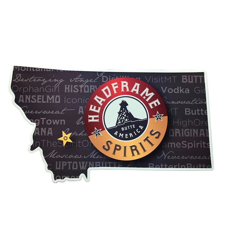 Штампованная Металлическая Вывеска на заказ рекламная декоративная металлическая жестяная клейкая