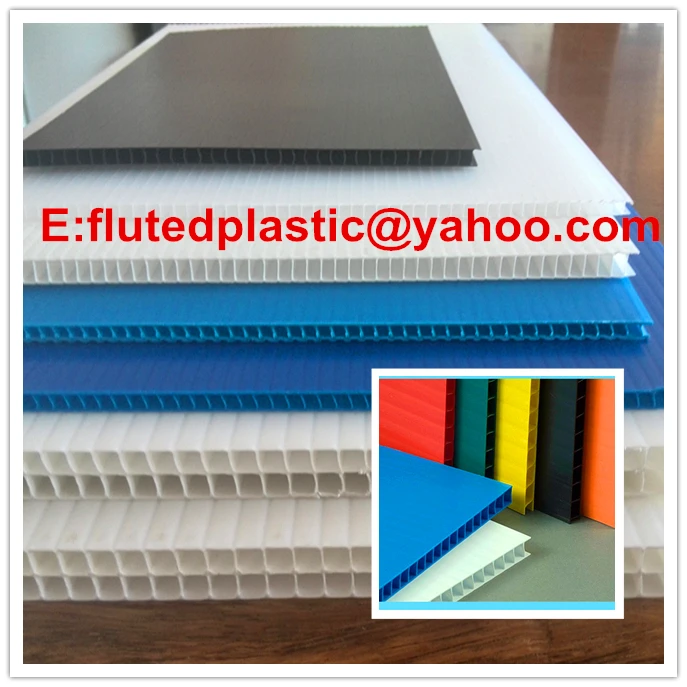 PP  Corrugated Plastic Separator for Glass Bottles Pallets Sheets