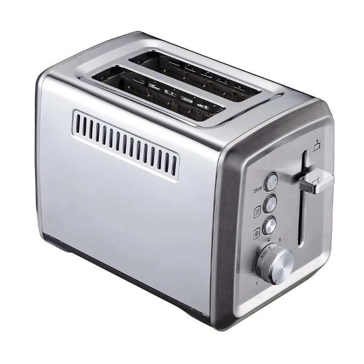 Small Kitchen Appliances Electric Auto Pop Up 2 Slices Retro Toaster