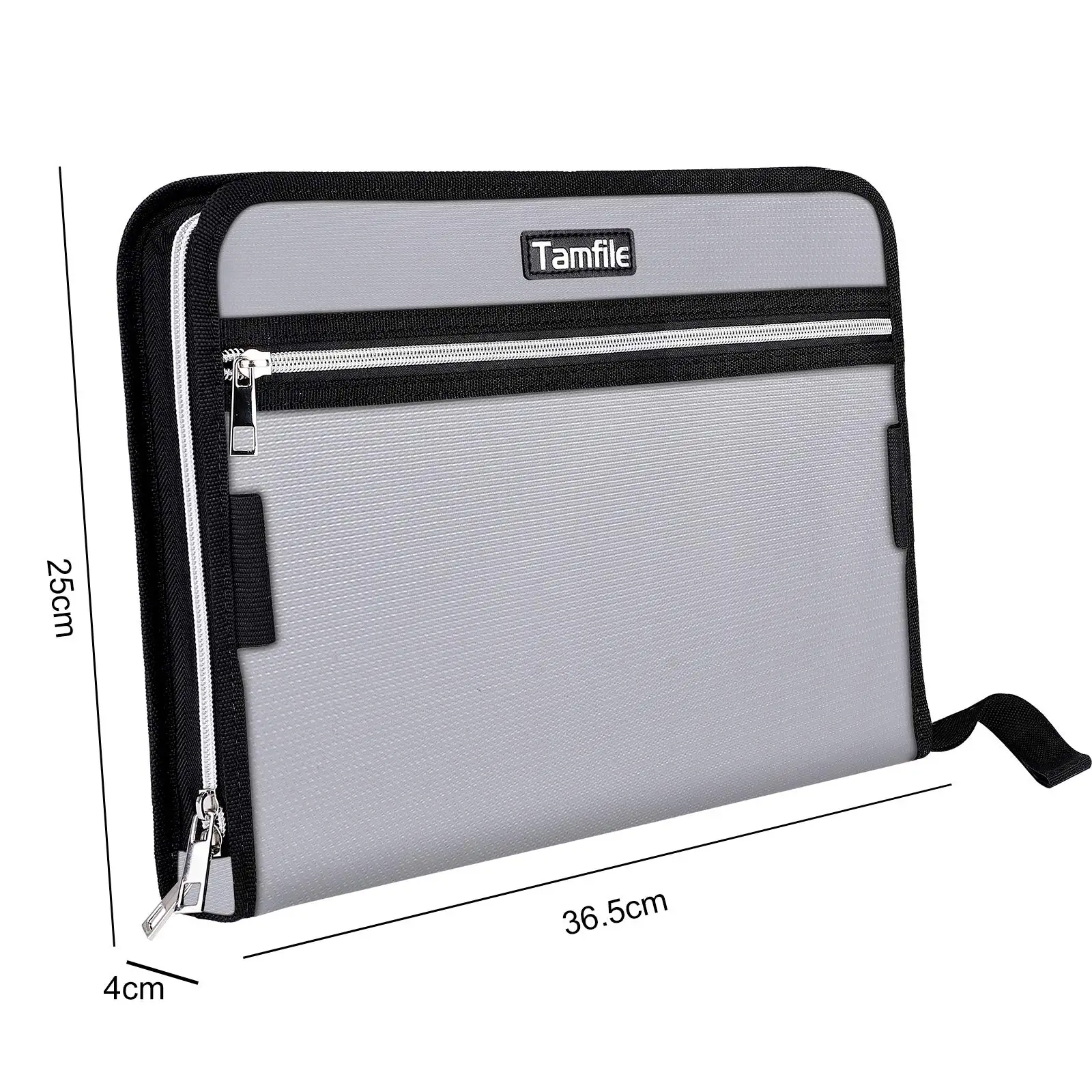 Fireproof Expanding File Folder With 24 Multicolored Pockets Portable