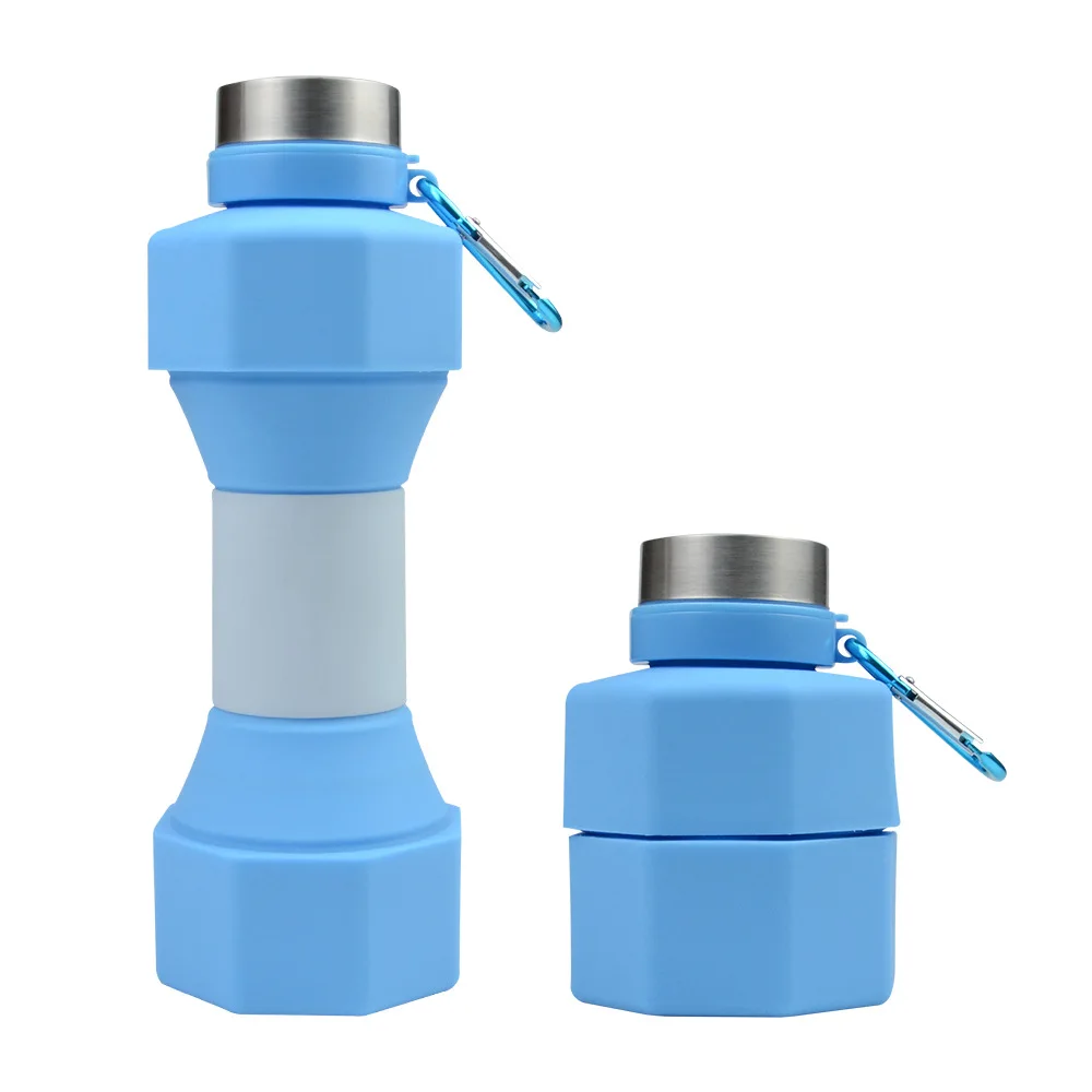 650 Ml Collapsible Heat Resistant Bottle With Scale Thermal Water