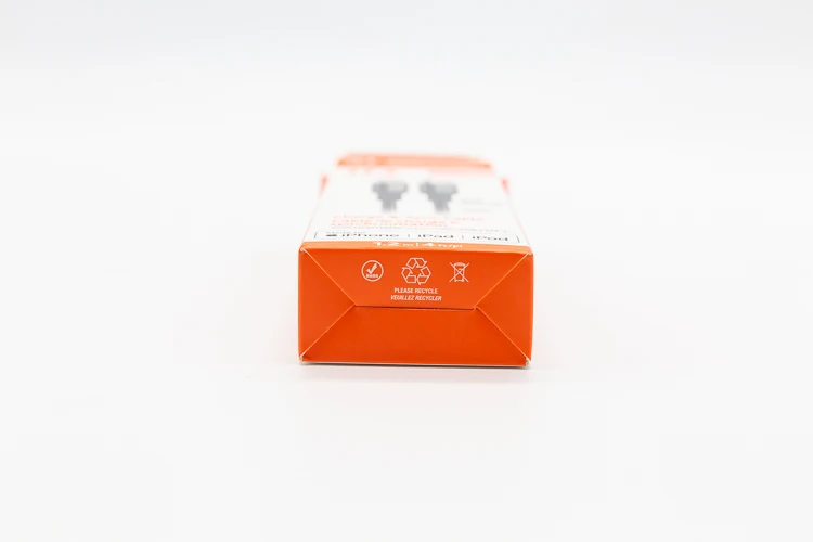 Custom High Quality Linen USB Data Cable Hanging Box Printing Service Recycled USB Packaging Box
