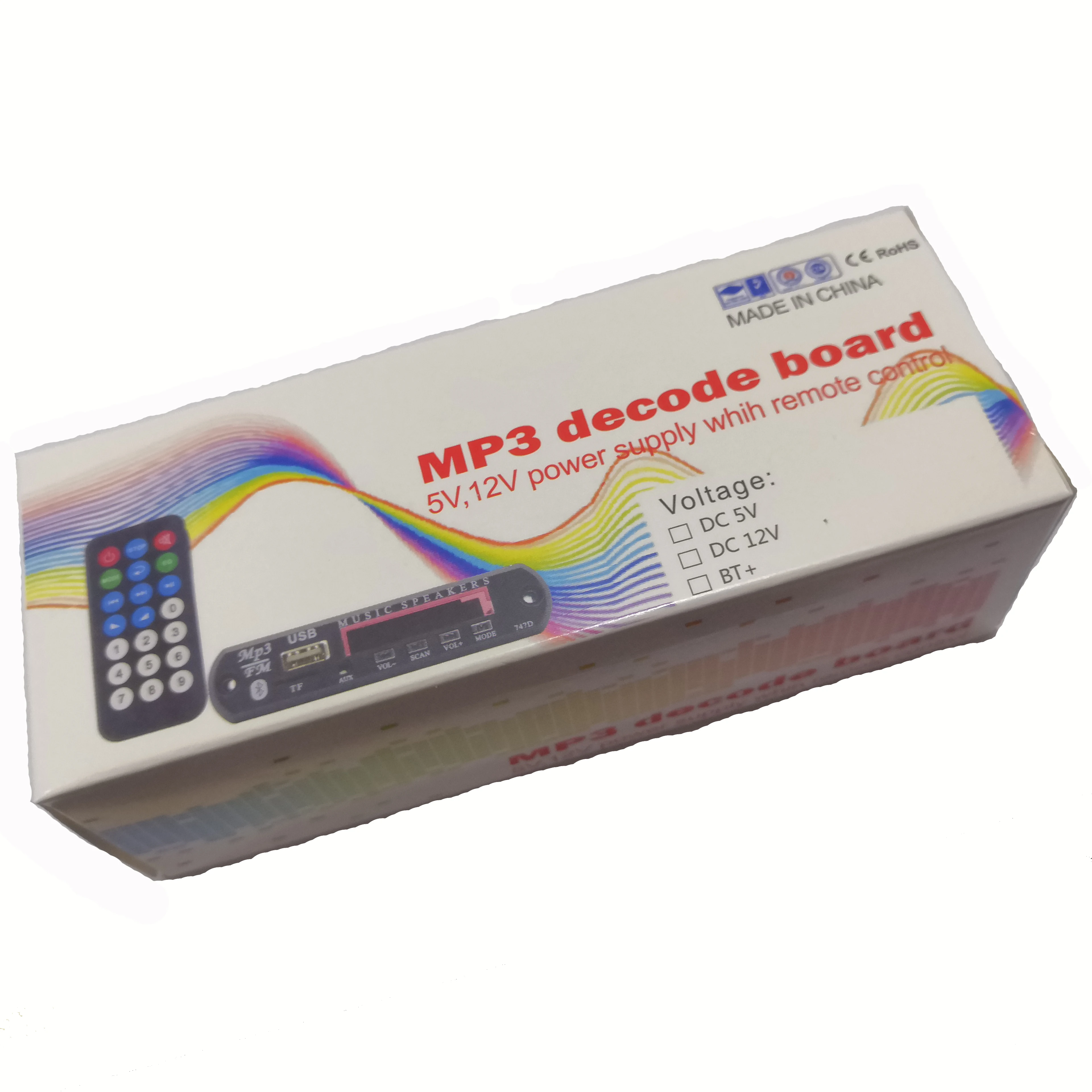 5V 12V MP3 PCB Circuit Board 2*3W 5.0 Usb Audio Player Board for Dvd Player