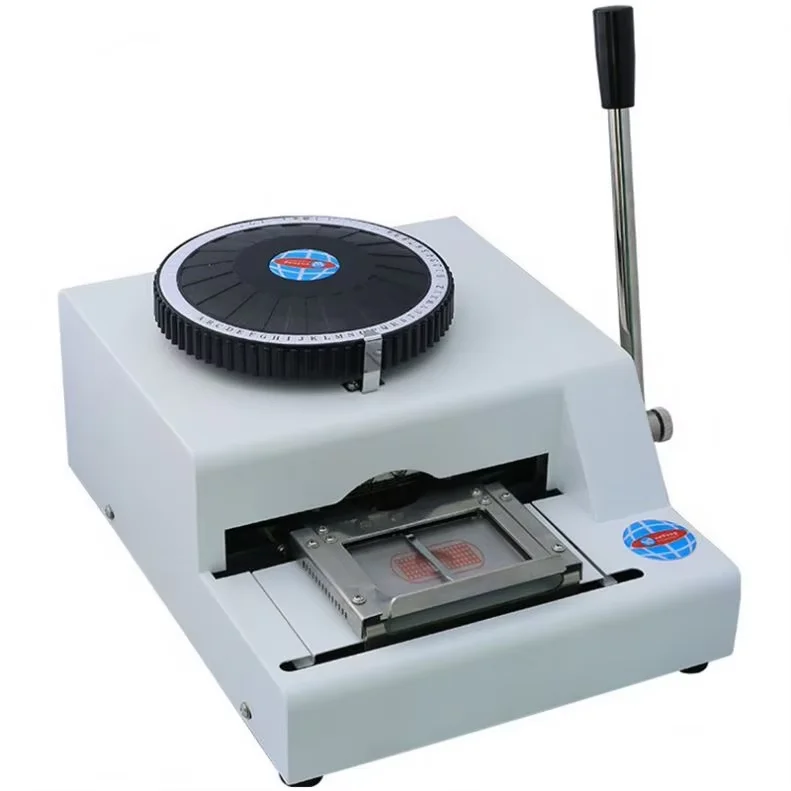 2024 Plastic Card Making Machine PVC Card Embosser /Card Making Embosser Code Embossing Machine