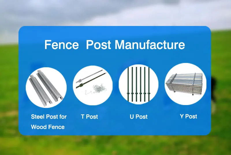 Wholesale Galvanized 11 Gauge 9 Ft Metal Steel U Shape Fence Post U