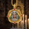 Virgen de la Esperanza pendant necklace 2