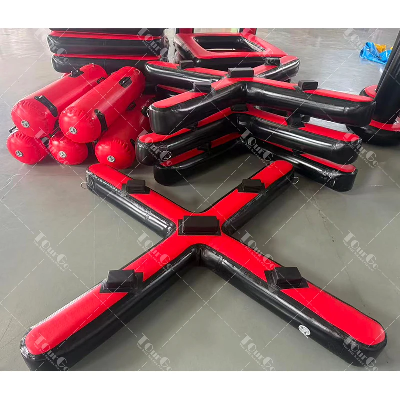Inflatable air Track Bridge Block Ninja Warrior Obstacles Equipment ...