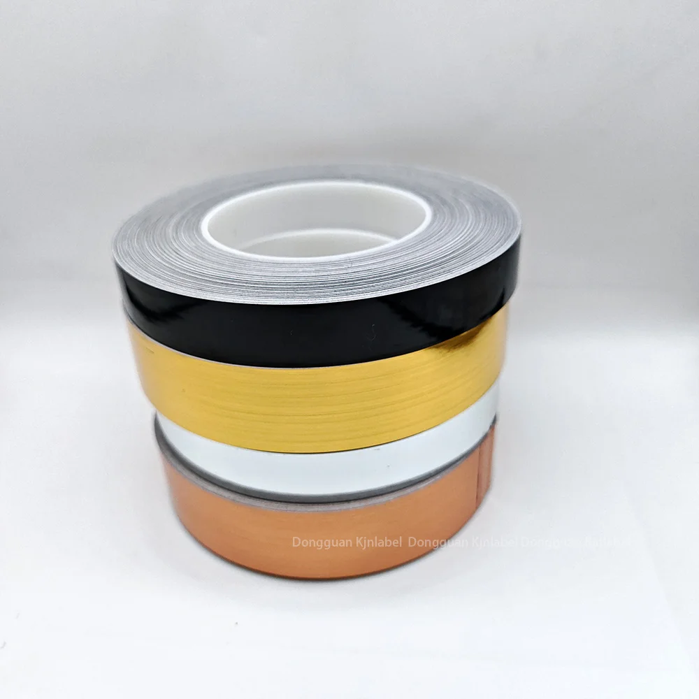 Hot Selling Metal Self-Adhesive Sticker Custom Gold Foil Perfume Label Logo Stamping Metallic Adhesive Metal Sticker