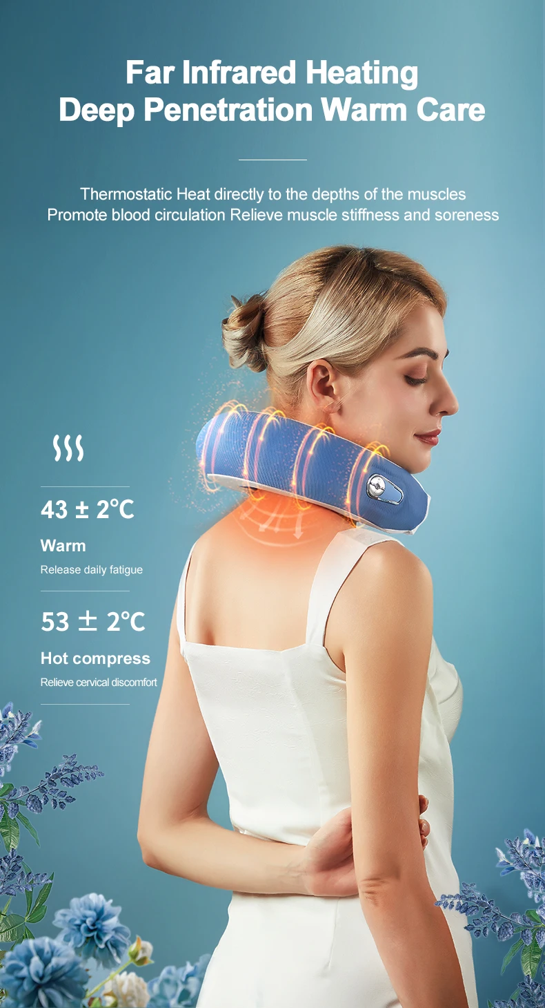 Wearable IR Neck Massager