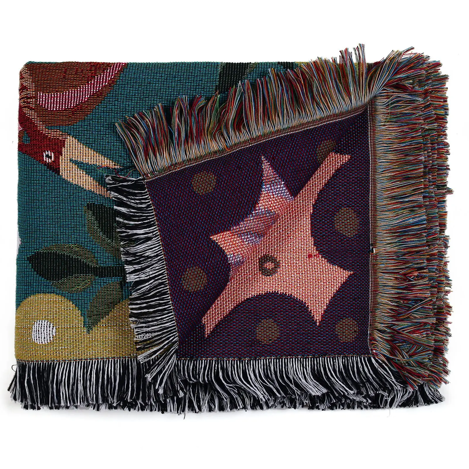 Hot Selling Picnic Blanket Cotton Printed Jacquard Woven Blanket