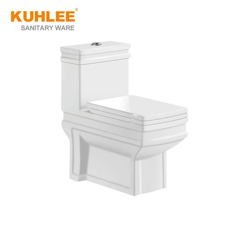 Hot Sale Sanitary Ware Bathroom Ceramic Toilet WC Water Closet Commode  Washdown One-Piece Toilet