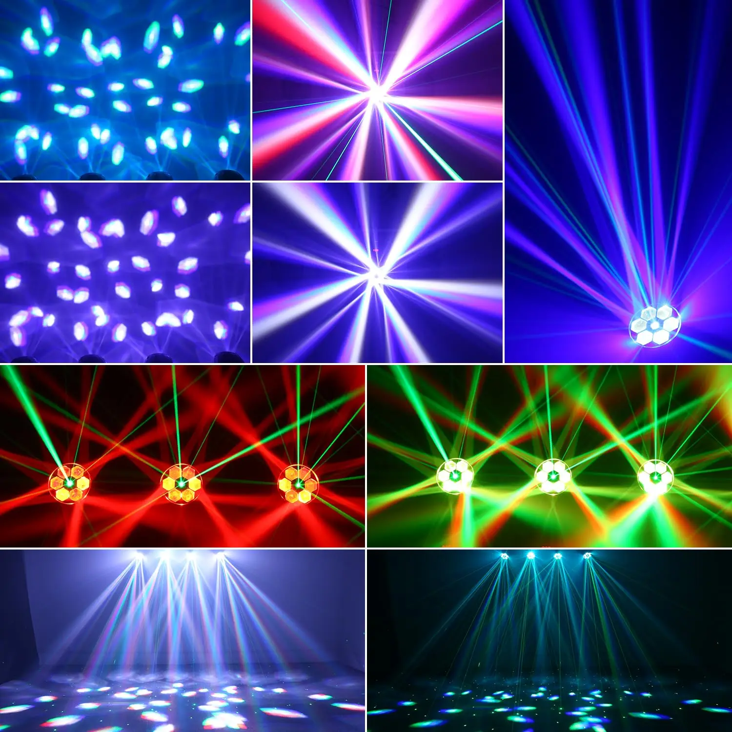 120W RGBW Dmx512 Parties Disco Stage Strobe Light Moving Head Multicolor DJ Light 4 In1 Rotatable LED Beam Lamp