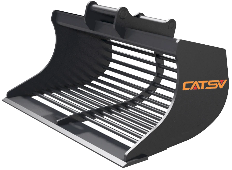 CATSU Multi Functional Excavator Attachment Grading Bucket
