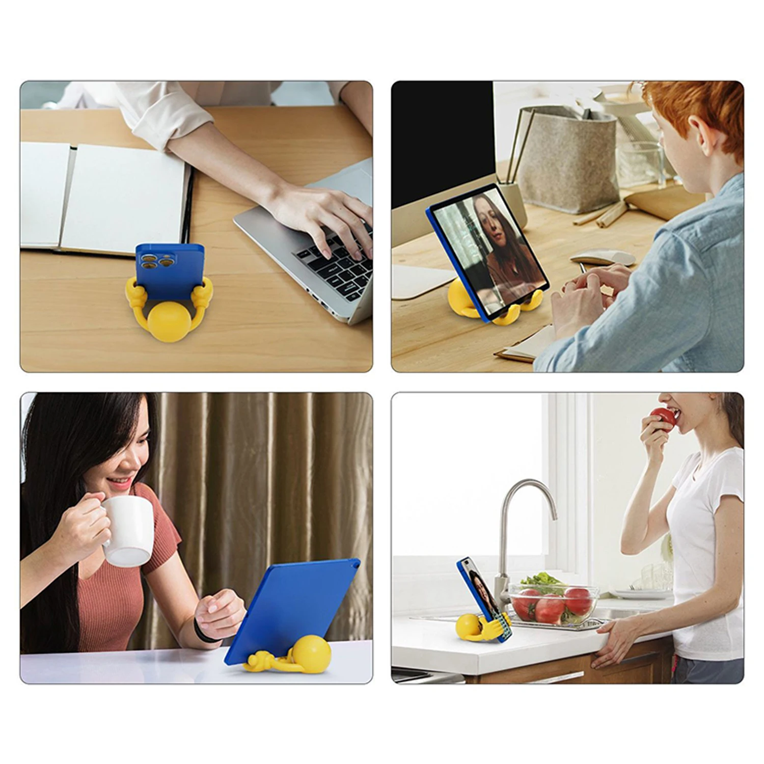 2024 Multi-angle Smiley Thumb Phone Holder