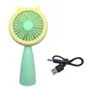 led mini fan green