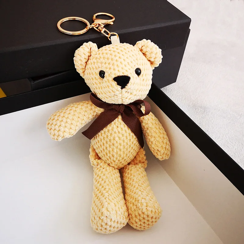 20cm Teddy Bear Stuffed Keychain Plush Toys Plush Key Chains Pendant
