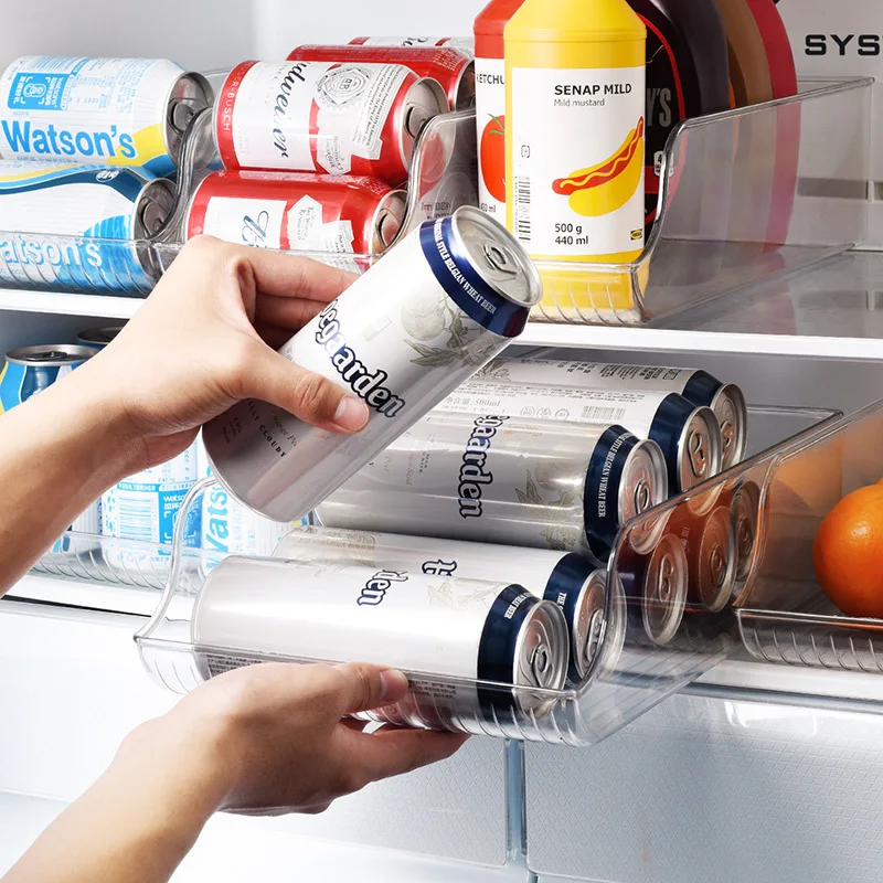 Clear Plastic Pantry Organizer Canned Food Soda Can Organizer Fridge Drink  Holder Storage Box For Refrigerator - Buy Clear Plastic Pantry Organizer  Canned Food Soda Can Organizer Fridge Drink Holder Storage Box