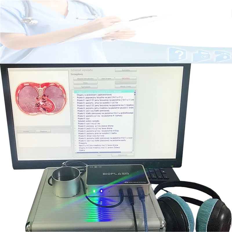 BIOPLASM Nls Biochemical Nls Health Analyzer Diagnostic Aura Chakra Scanner