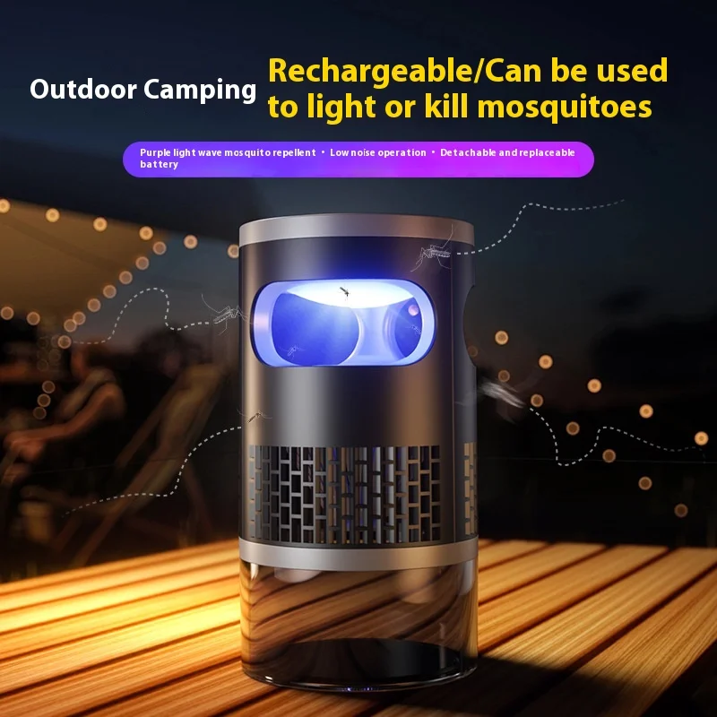 Wireless Outdoor Mosquito Lamp with Mummy Style Closure Silent and Home Office Friendly for Infant Pregnant Women Sleepers