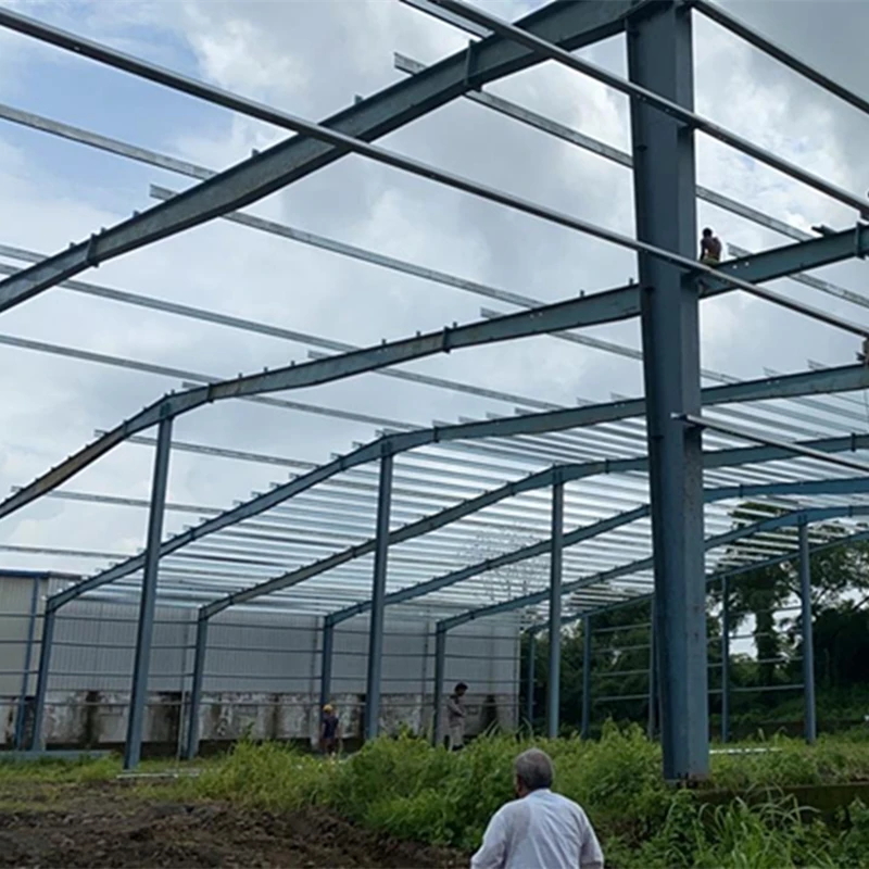 Q345 Grade Portal Frame Steel Structure Industrial Warehouse Shed for Australia Light Steel Prefab Buildings Workshop