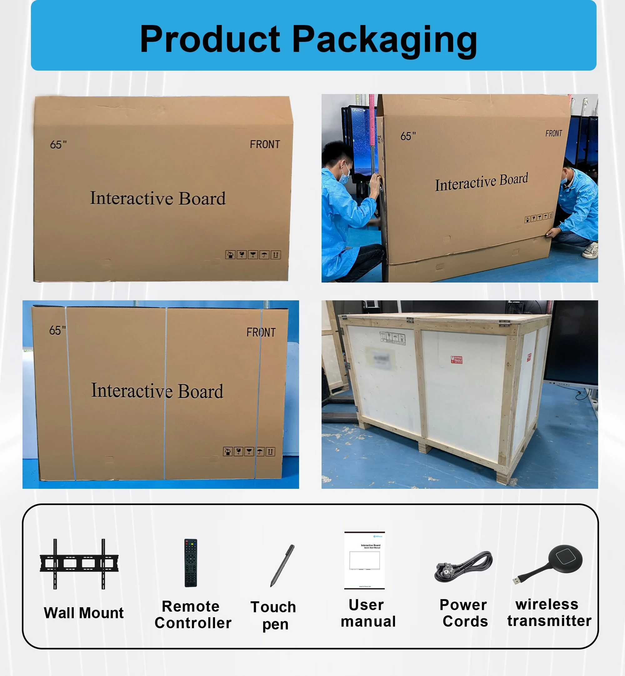 55 65 75 85 86 98 110 Inch Pen Finger Ir Touch Interactive Flat Panel ...