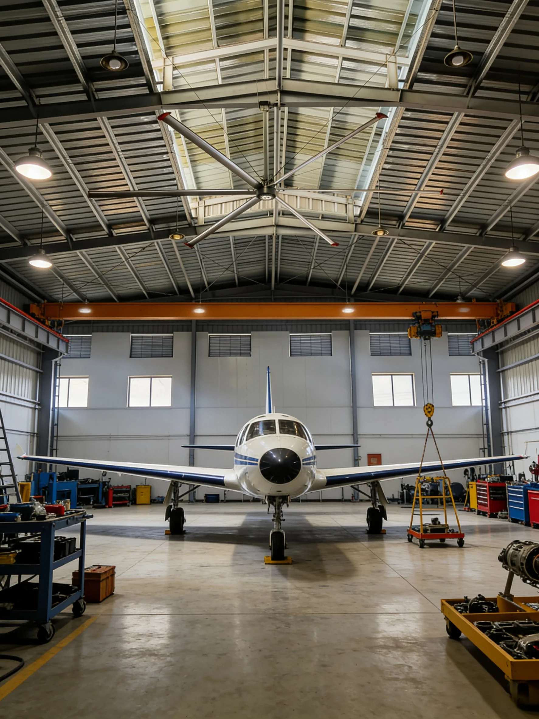 Ceiling Fan, Aluminum, PMSM, HVLS - detail 4