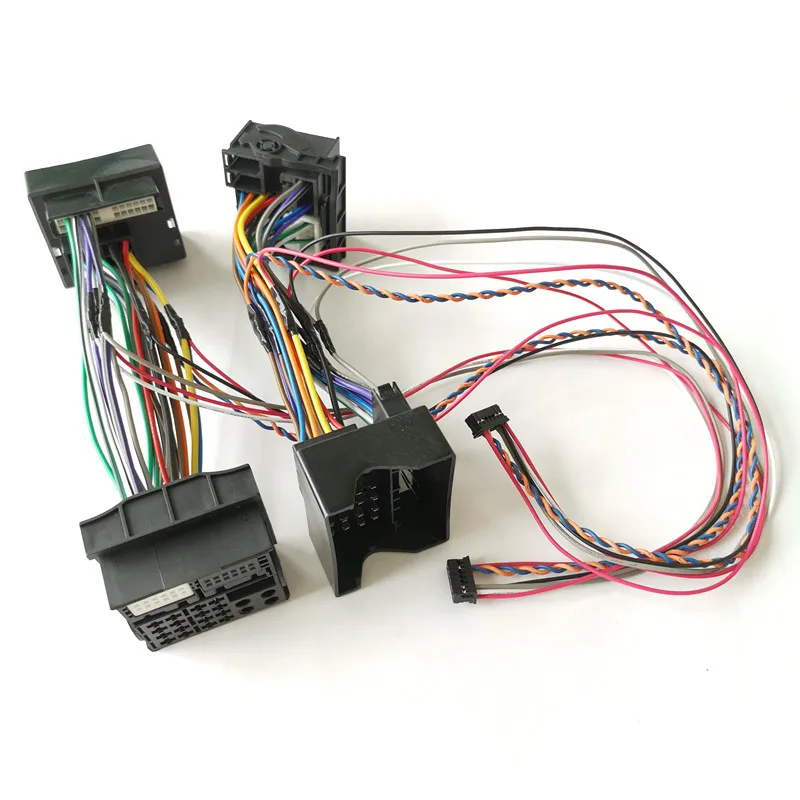 EMagTech 40-Pin Car Radio/Head Unit Extension Cable - 30cm Length, Compatible With Audi, VW, BMW, Ford, Opel