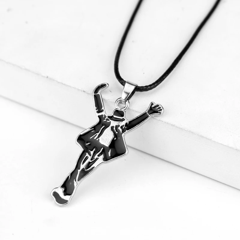 Collana Michael Jackson Con Ciondolo Re Del Pop - Gioiello Tribale In Lega Per Fan Della Danza - Regalo Musicale Unico - 4