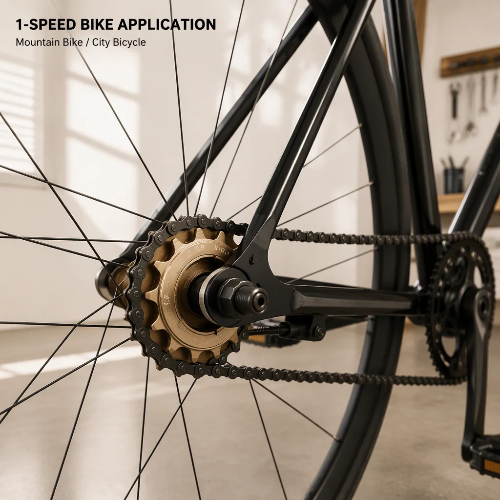 Bicycle Single Speed Steel Freewheel Sprockets-Durable Mountain Bike Components with 11-32t Teeth