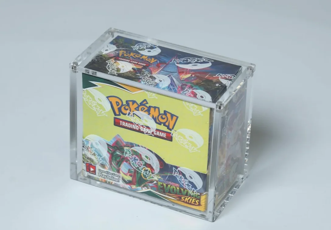 Wholesale Acrylic Pokemon Large Size Booster Box Acrylic Pokemon Cards  Booster Box Game Card