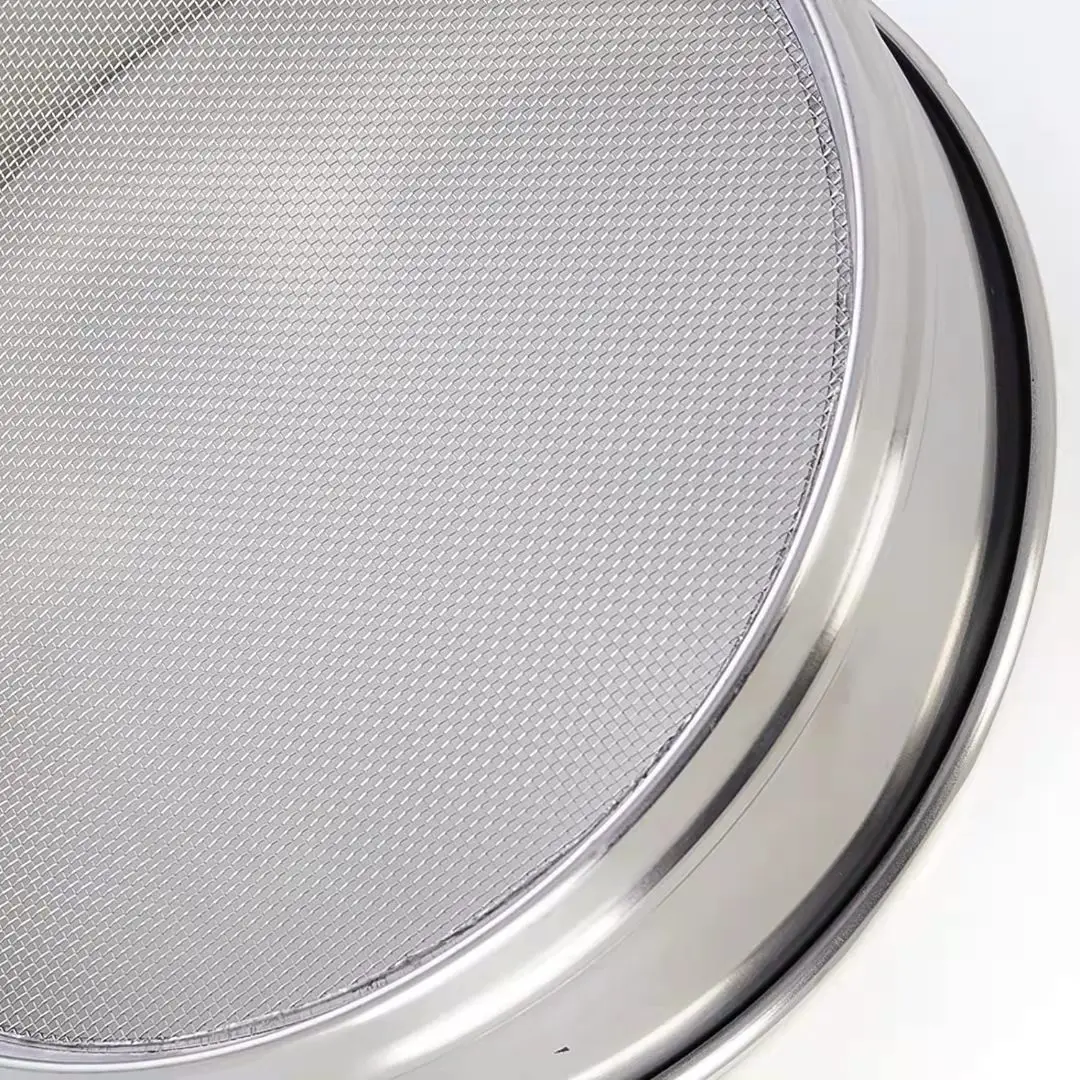 Tamis Laboratoire Inox 20 Cm – Maille 10 à 100 (choisissez) – Cadre Chromé Double épaisseur, Bord Poli, Résistant