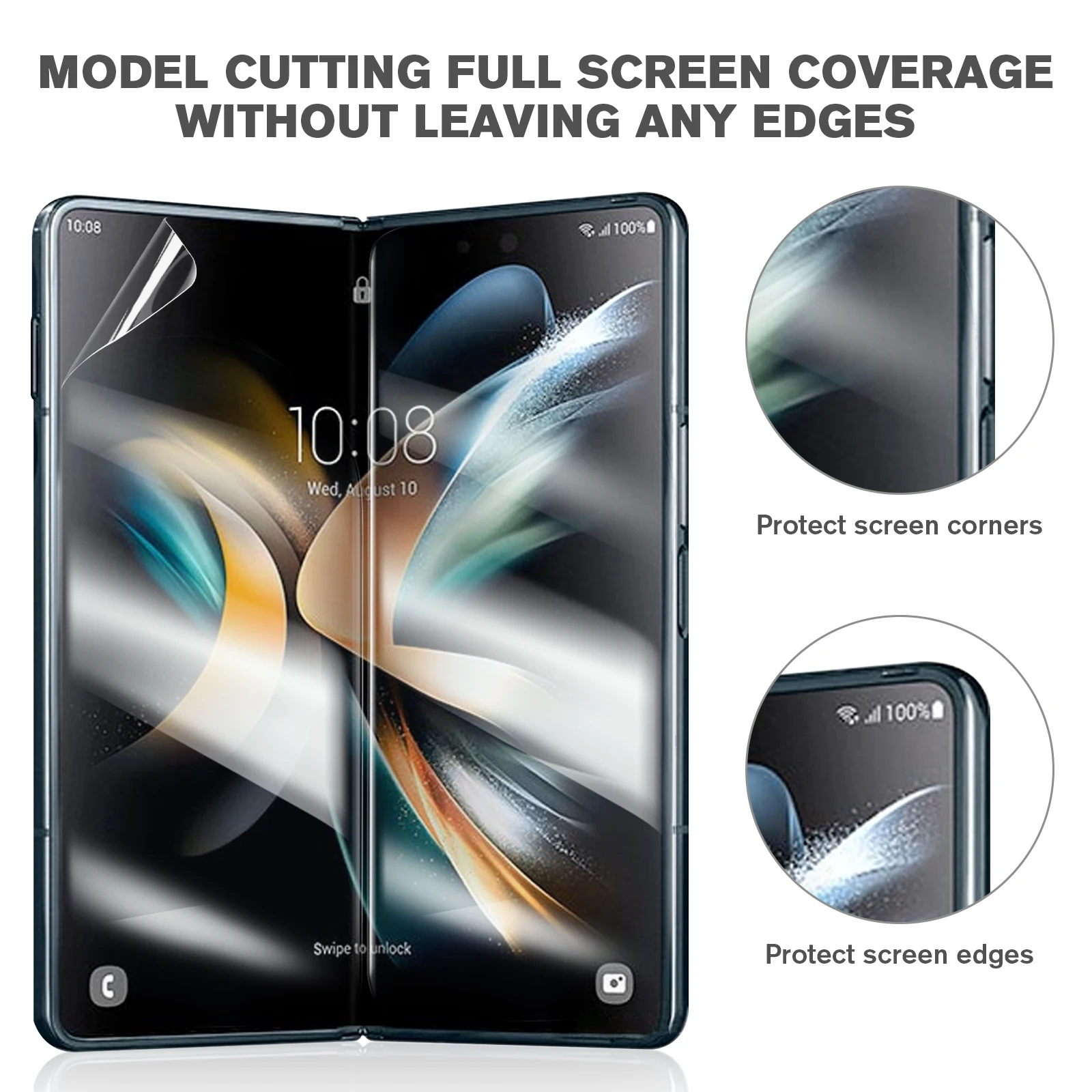 Mobile Phone Screen Protective Nano Soft Tpu Hydrogel Film For Samsung Galaxy Z Flip 3 Z Fold 4 Screen Protector details