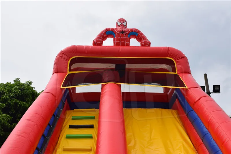 2019 новый стиль надувная горка Человек-паук, мультяшная надувная горка для продажи, надувная Милая горка для детей