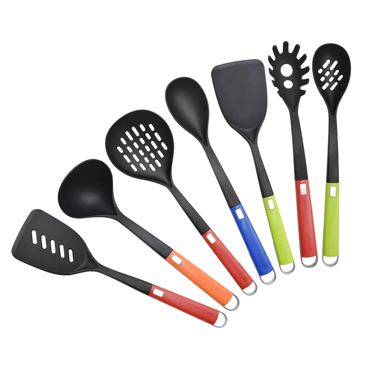 Buy Wholesale China 7pcs Nylon Kitchen Utensil Set,heat-resistant Cooking  Tools With Abs Handle,granite Pattern Optional & Cooking Utensils at USD  8.5