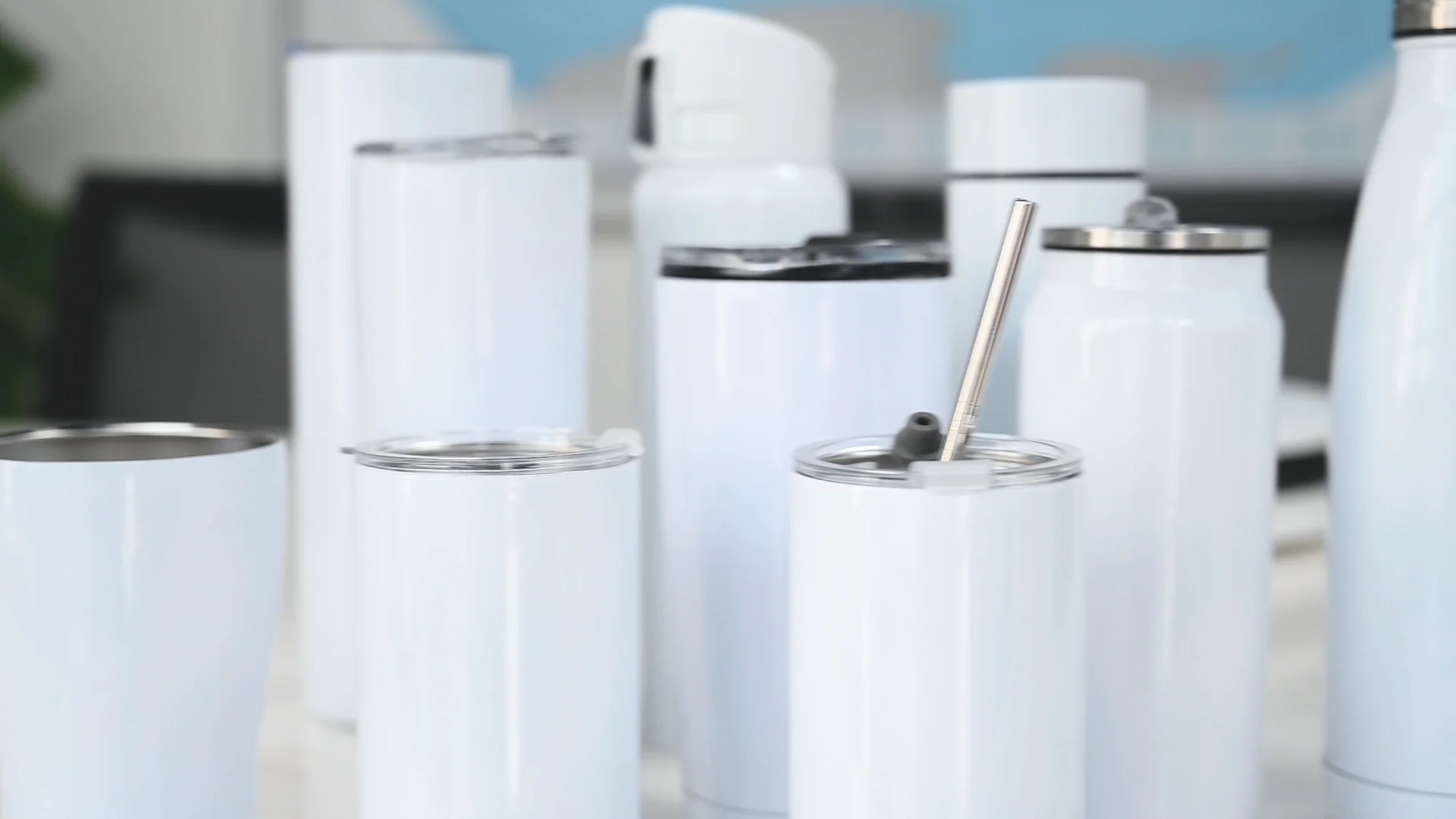 Usa Warehouse Sublimation Blanks Tumbler 12oz 15oz 20oz 30oz Stainless