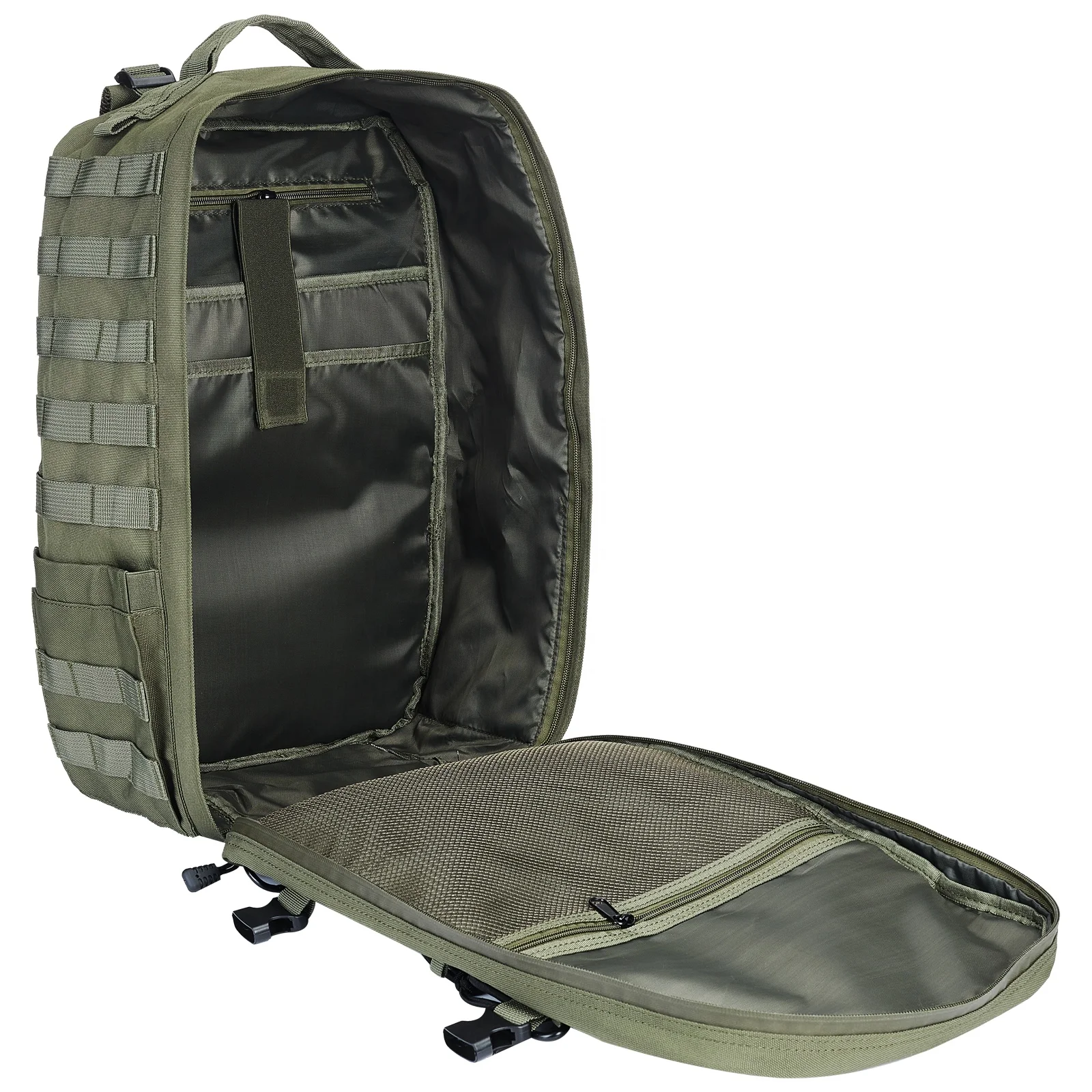 ILM Motorrad Helm Rucksack für Männer Frauen Modell BP01 (Schwarz