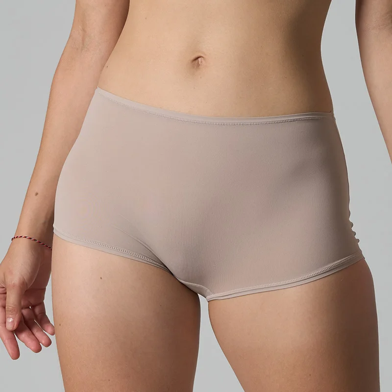 SK1218 Women's Panties Comfortable Traceless Ice Silk Mid-Waist Yoga Crotch Anti-Bacteri aperçu 4