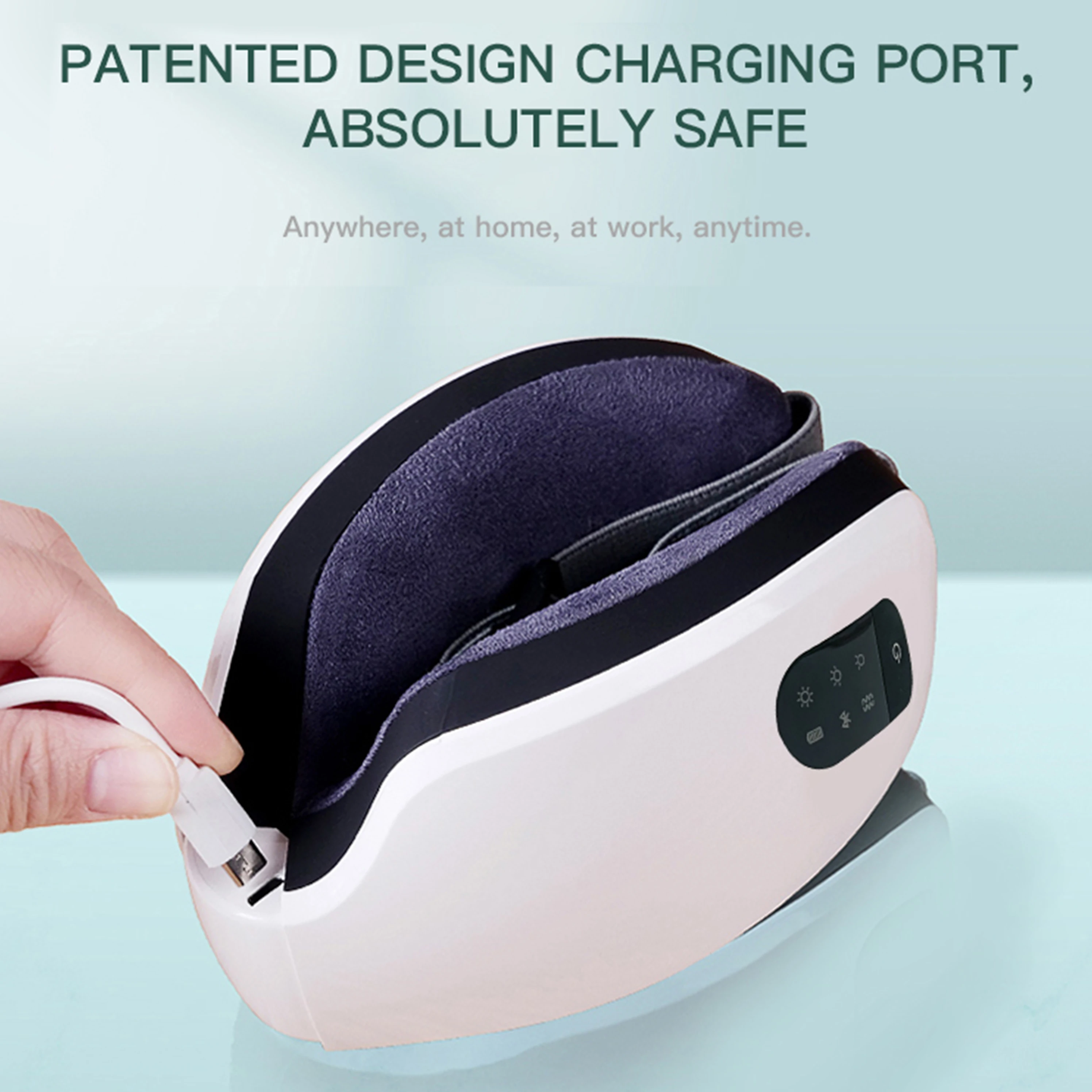 4d Timeless Eye Orbital Heated Smart airbag Vibration Eye Massager