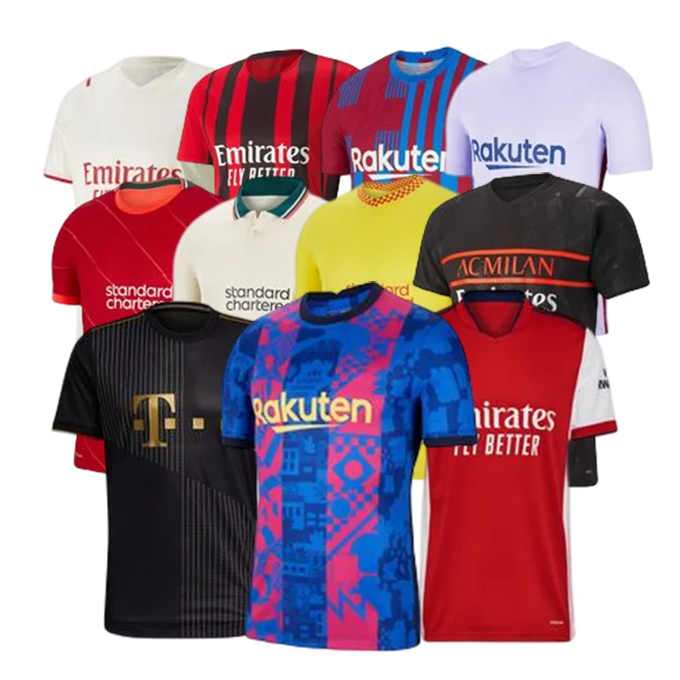 Custom Design Youth Football Jersey Set T Shirts Uniform Team Soccer