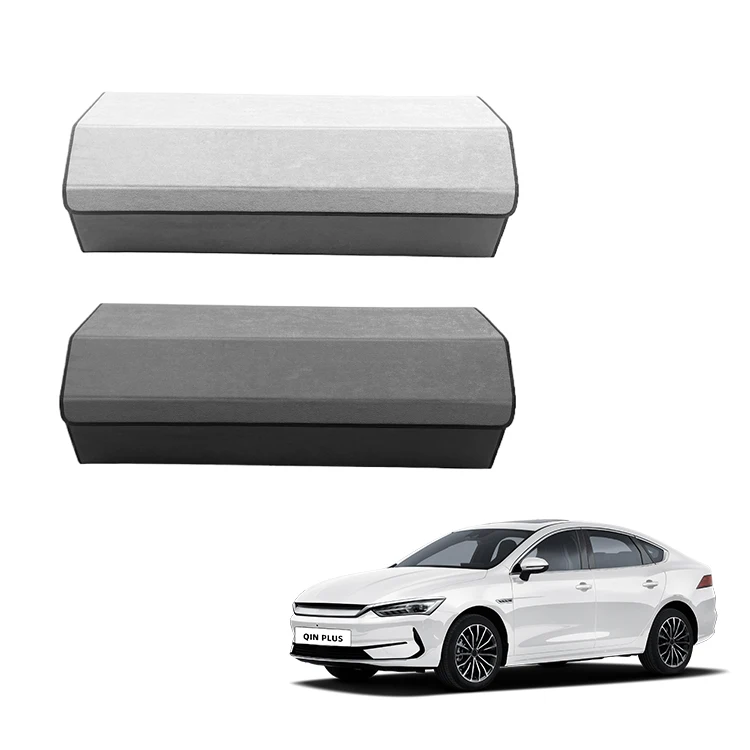 Car Rear Trunk Storage Box for BYD Qin Plus Accessories Roughout Rear Trunk Storage Organizer Box Interior Accessory