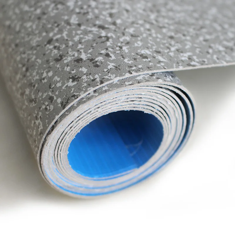 Fireproof PVC Linoleum Covering Plastic Vinyl Rolls Carpet Flooring Tiles for Hospital