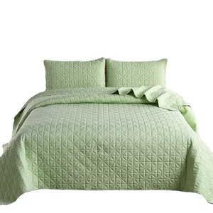 Bedspread Embroidery Summer Set White Quilted