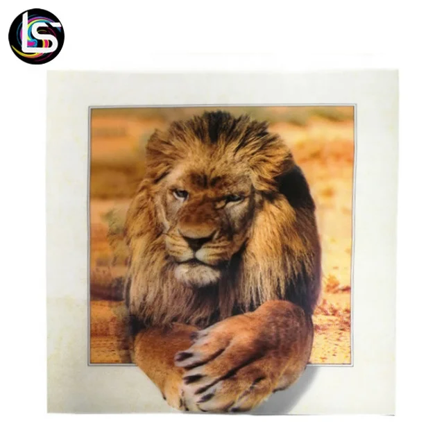 lion 3d painting